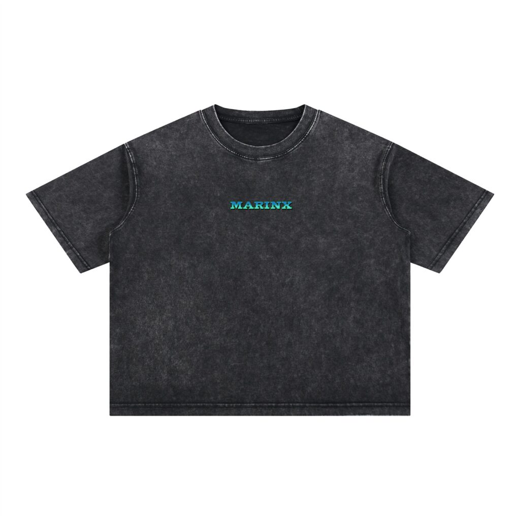 DEEP SEA  SECRETS | Marinx Mineral Wash Boxy Cotton T-Shirt