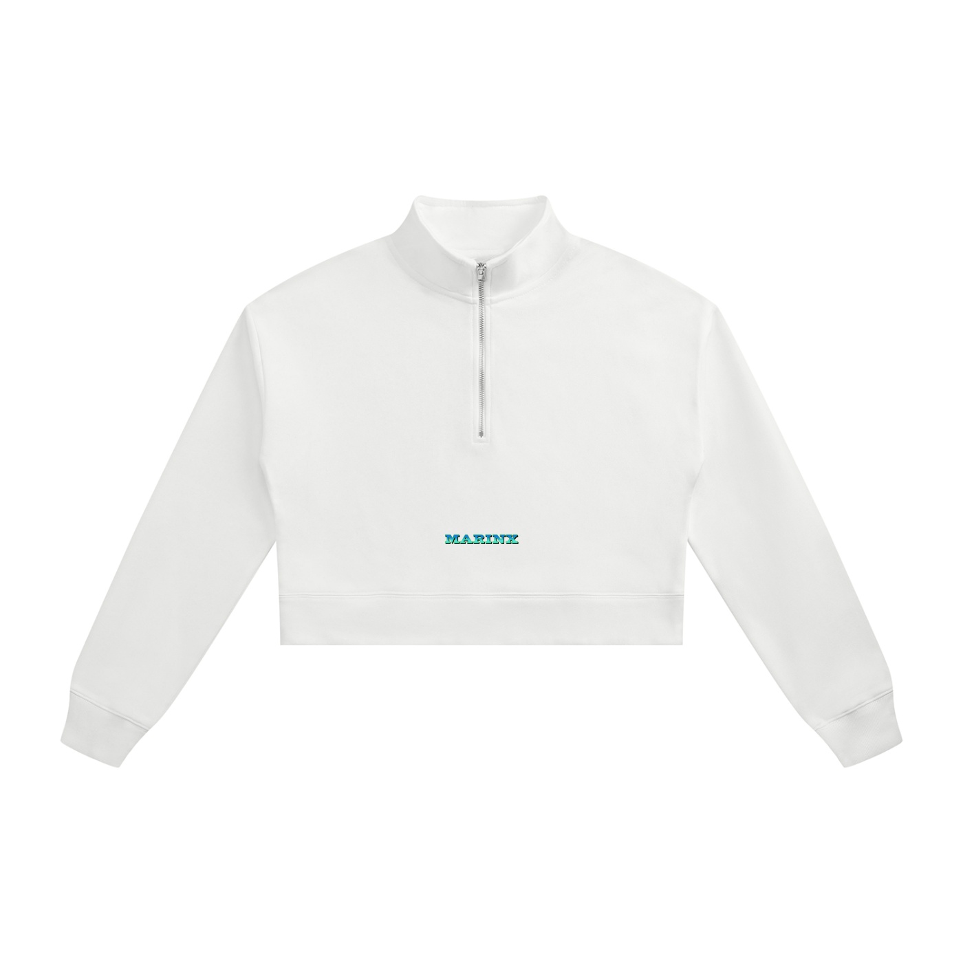 OCEAN'S MAJESTY | Marinx Women's Crop Quarter-Zip Sweatshirt - Image 3
