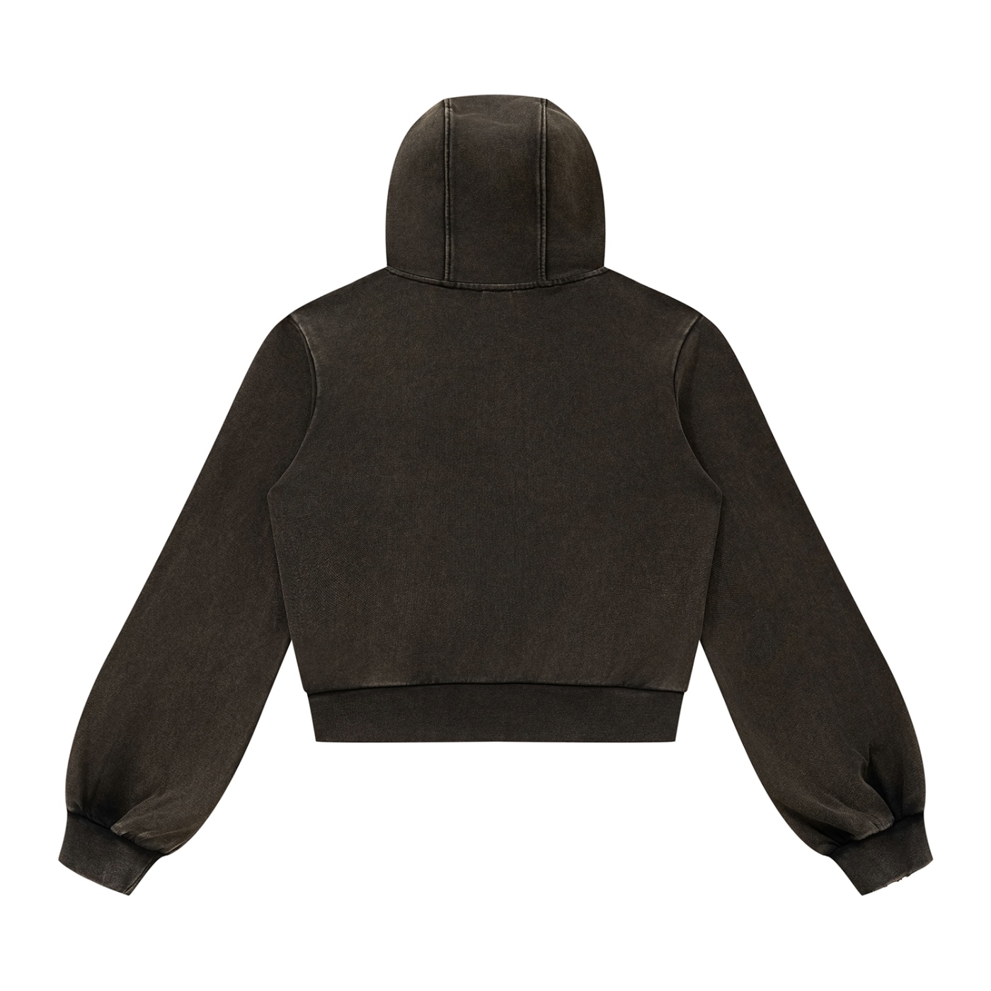 Marinx Women’s Vintage Wash Full Zip Hoodie - Image 2