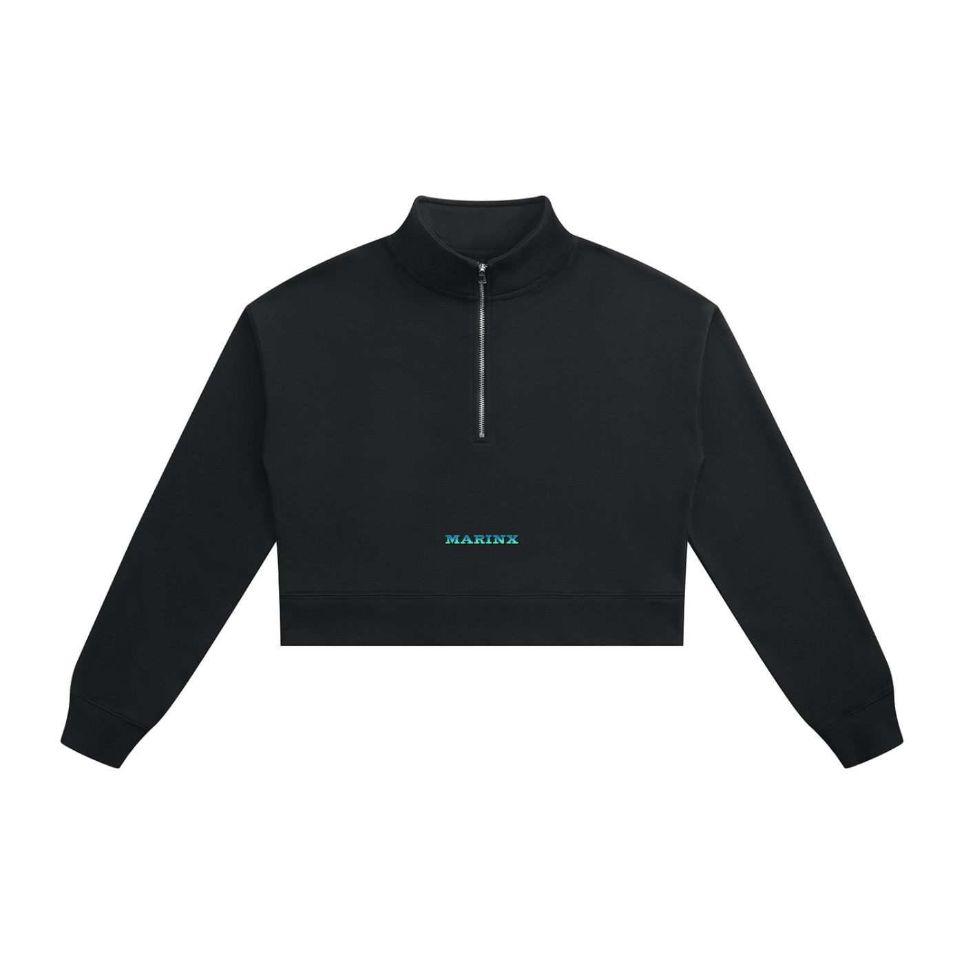 OCEAN'S MAJESTY | Marinx Women's Crop Quarter-Zip Sweatshirt