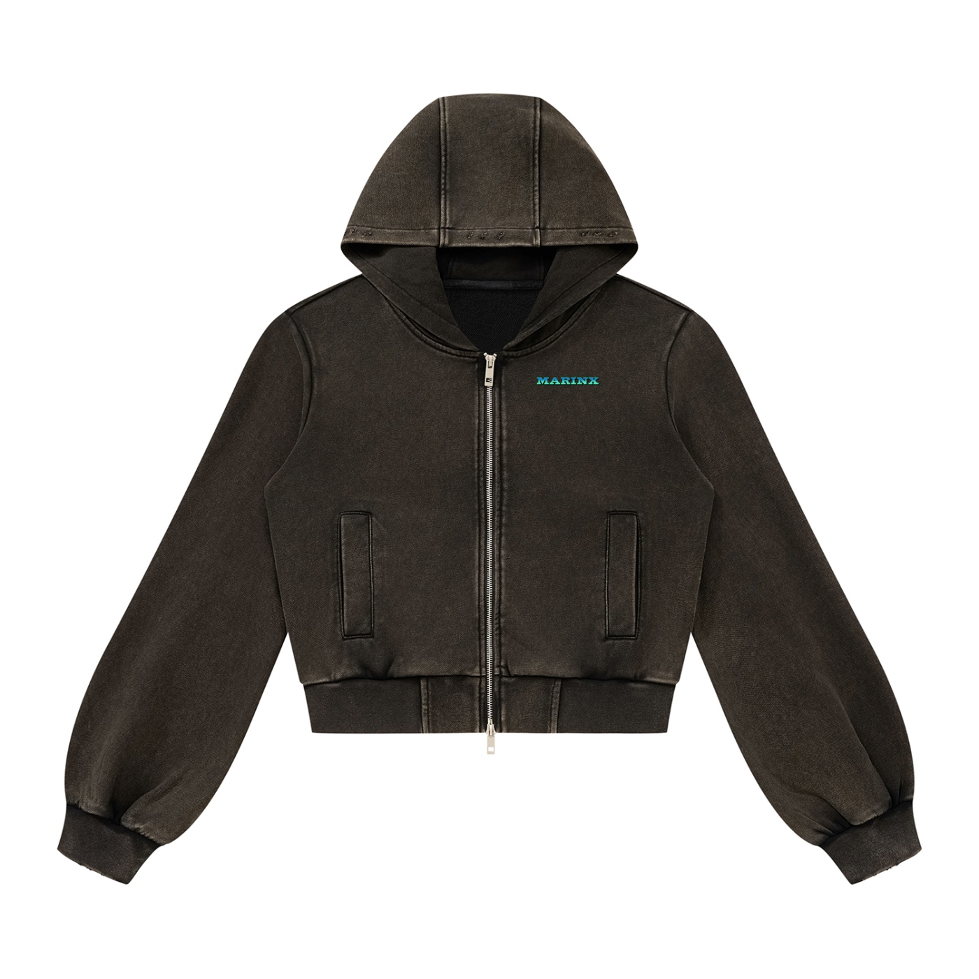 Marinx Women’s Vintage Wash Full Zip Hoodie